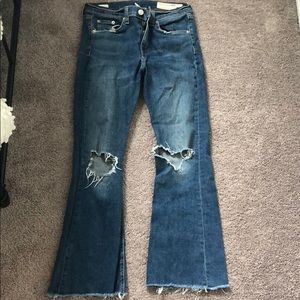 Rag and Bone ankle crop jeans